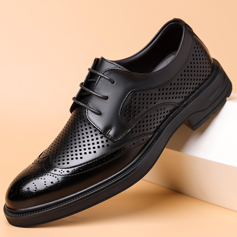 Formal Men Office Wear Sandals - Summer New Leather Shoes Men's Business