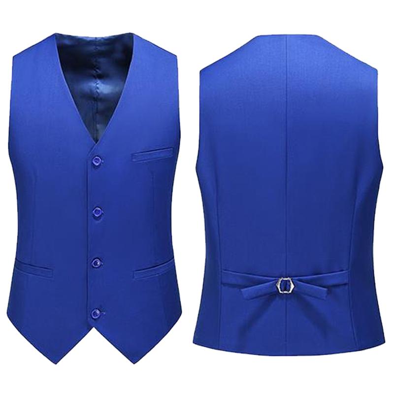 Formal Vest Waistcoat - 19 Colors Men Vest Solid Color