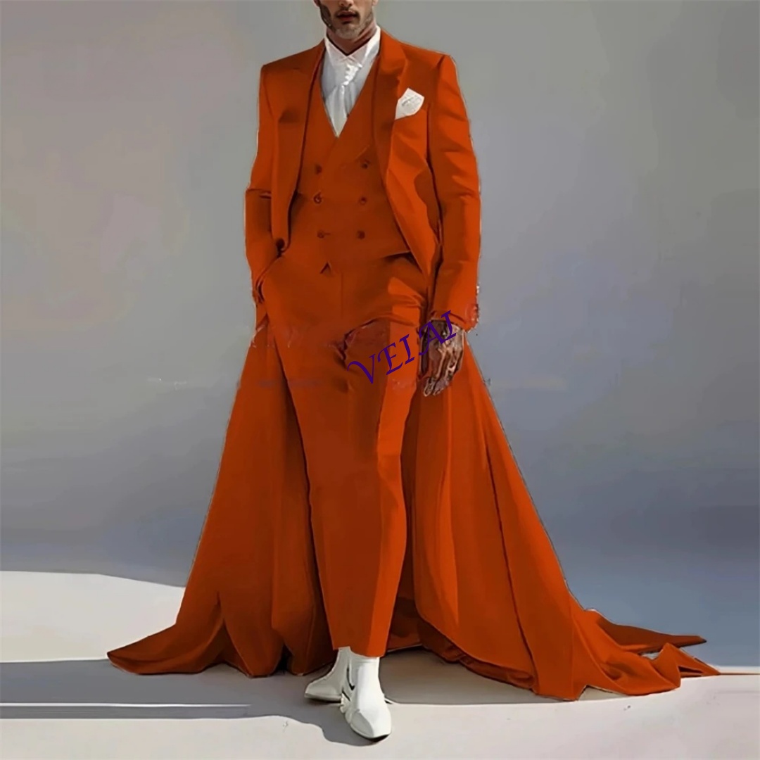 Formal Vest Waistcoat - CustomizedMen Banquet Three Piece Suit Attire