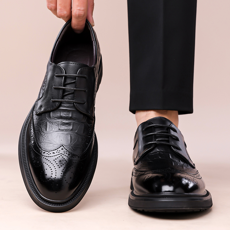 Summer New Leather Shoes Men's - Formal Men Office Wear Sandals review and price