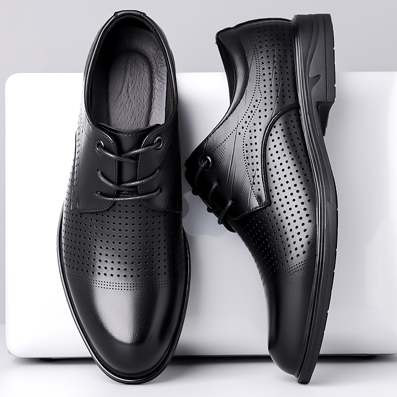 Summer New Leather Shoes Men's - Formal Men Office Wear Sandals review and price