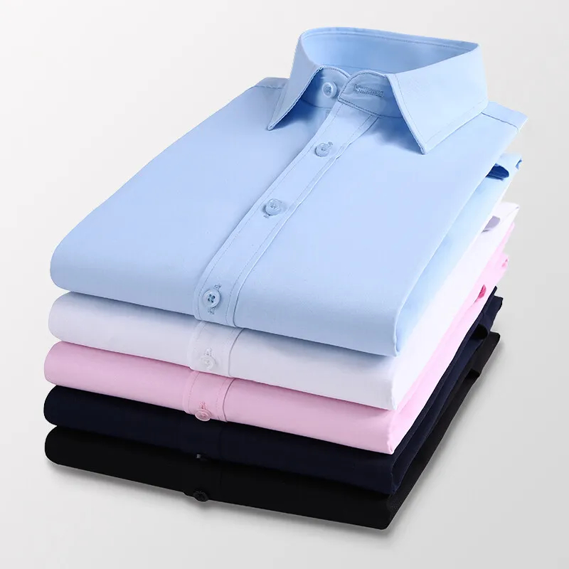 2026 New Men's Long-sleeved Sh - Men Formal Wear Pink review and price
