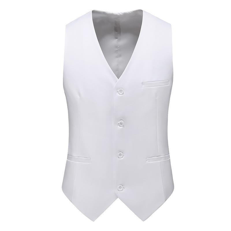 19 Colors Men Vest Solid Color - Formal Vest Waistcoat review and price