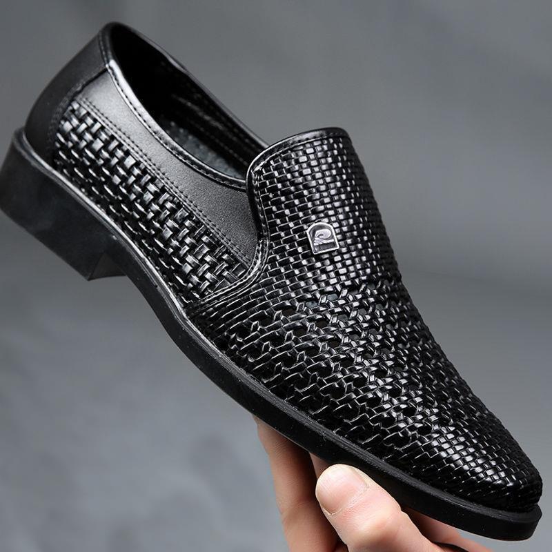 Summer New Leather Shoes Men's - Formal Men Office Wear Sandals review and price