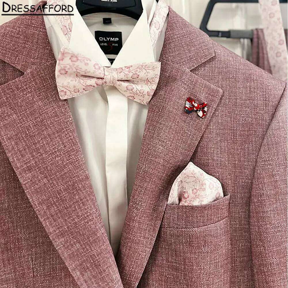 Pink Formal Wedding Suits Men' - Men Formal Wear Pink review and price