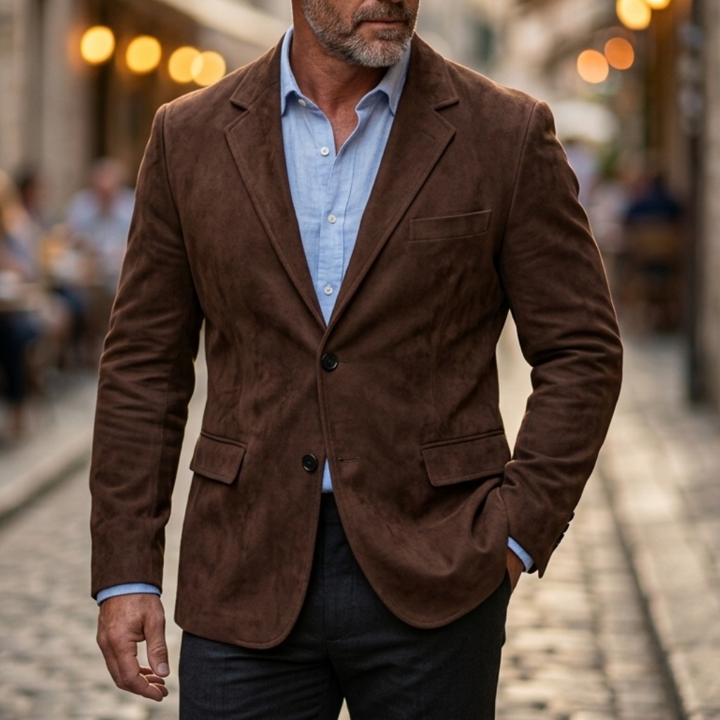 Men's Vintage Smart Casual Sue - Men Formal Wear Office review and price
