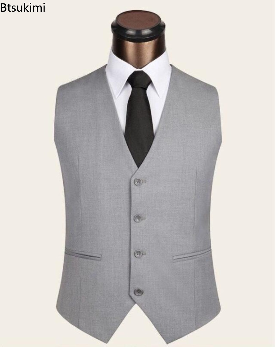 S-6XL Plus Size Men's Korean S - Formal Vest Waistcoat review and price
