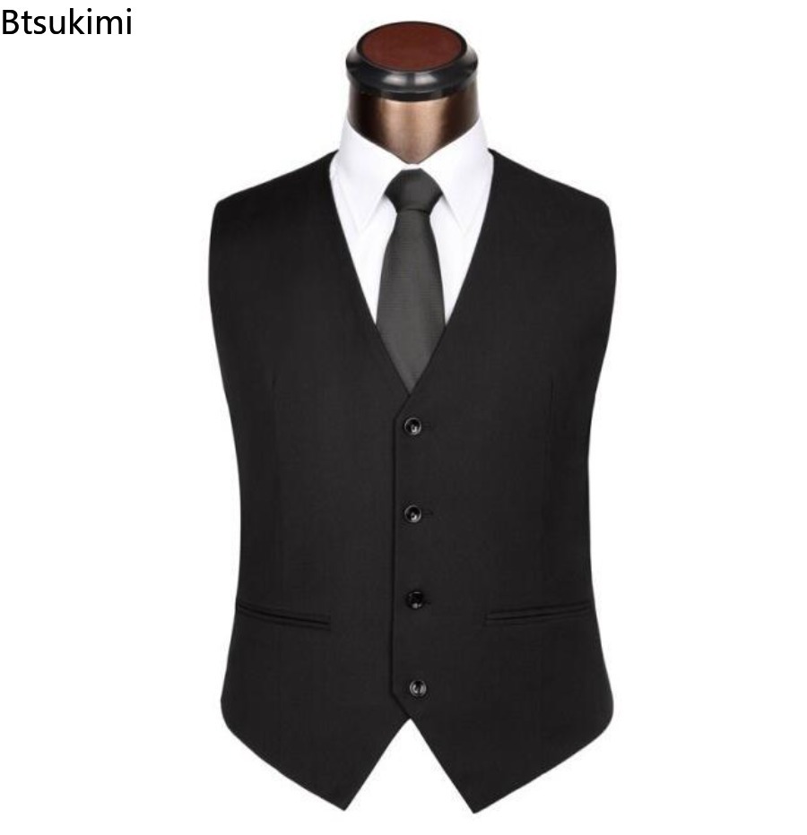 S-6XL Plus Size Men's Korean S - Formal Vest Waistcoat review and price