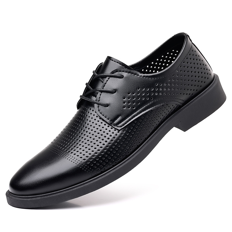 Summer New Leather Shoes Men's - Formal Men Office Wear Sandals review and price