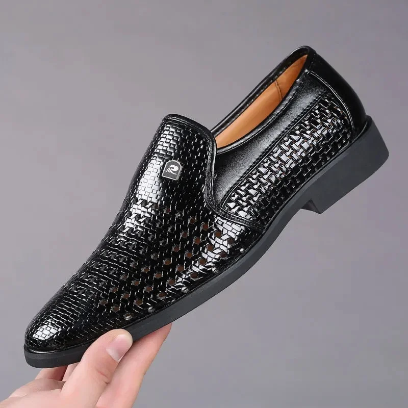 Summer New Leather Shoes Men's - Formal Men Office Wear Sandals review and price