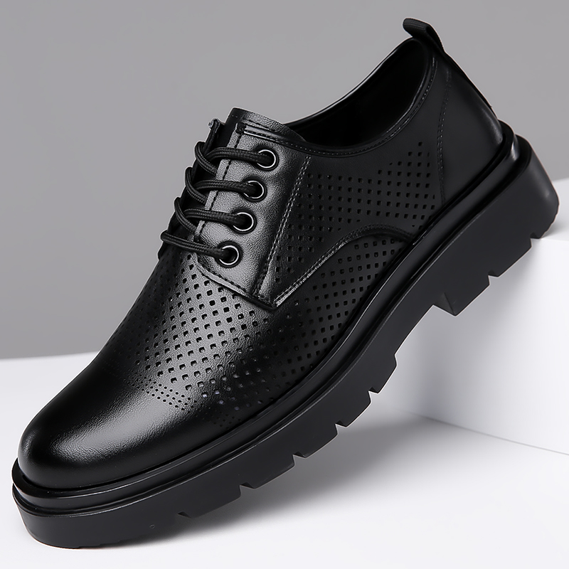 Summer New Leather Shoes Men's - Formal Men Office Wear Sandals review and price