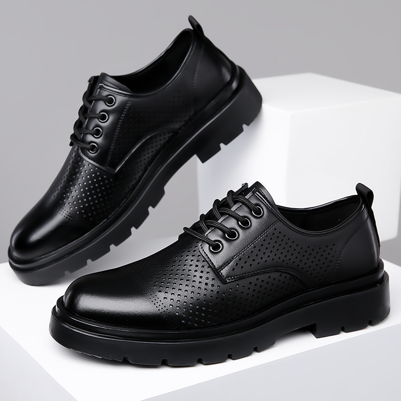 Summer New Leather Shoes Men's - Formal Men Office Wear Sandals review and price