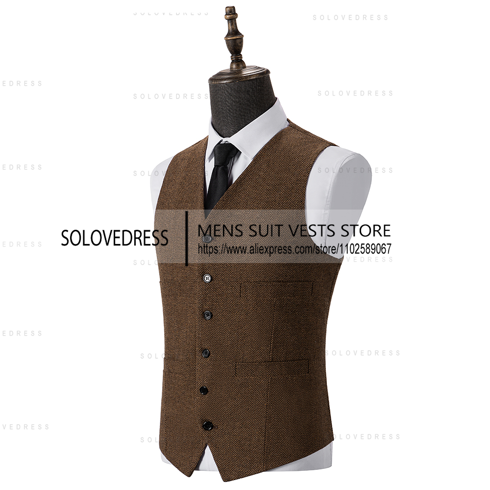V Neck Slim Fit Herringbone Me - Formal Vest Waistcoat review and price