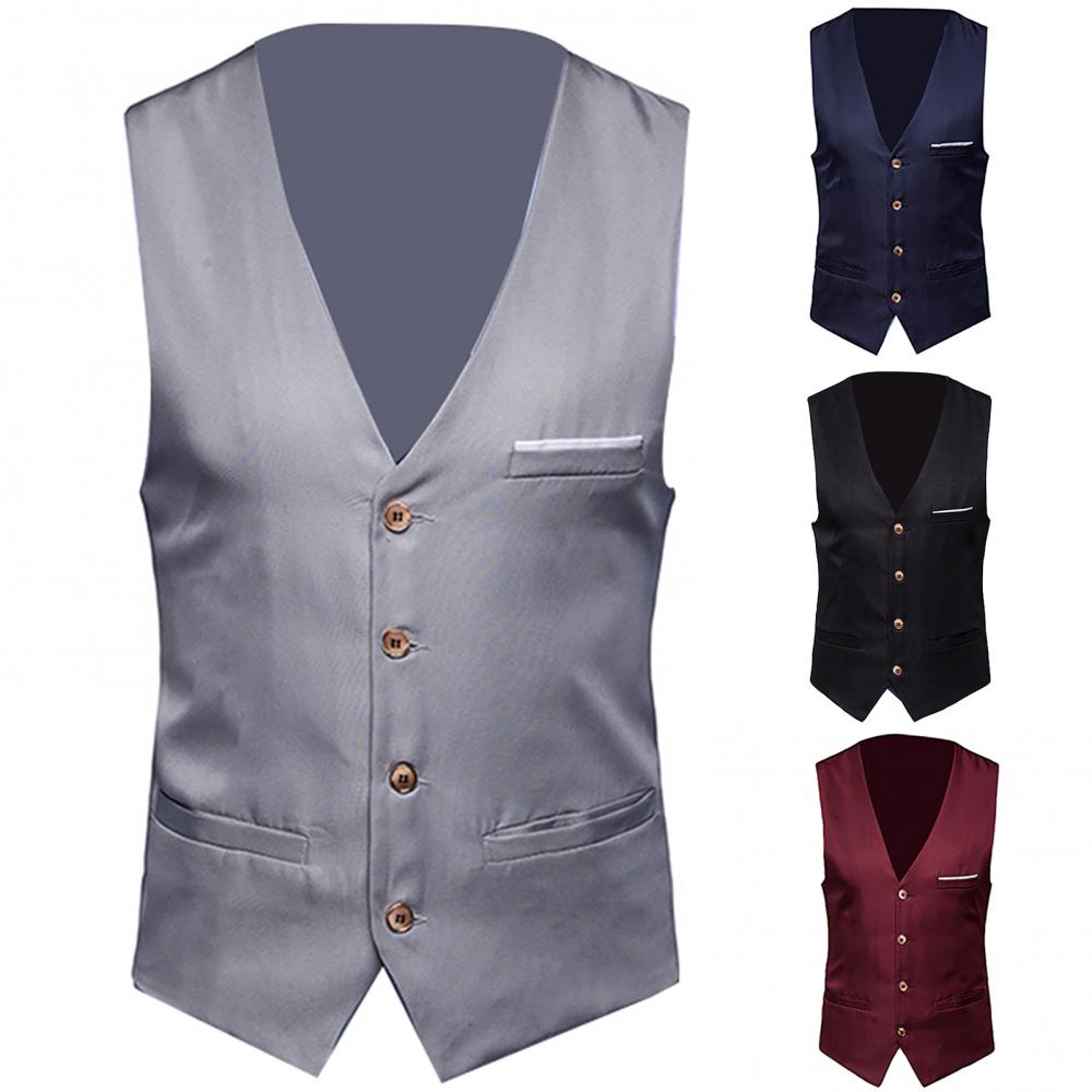 Dress Vests For Men Slim Fits  - Formal Vest Waistcoat review and price